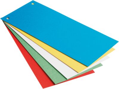 LEITZ® Trennstreifen, Pendarec-Karton, farbsortiert, 25 Stück