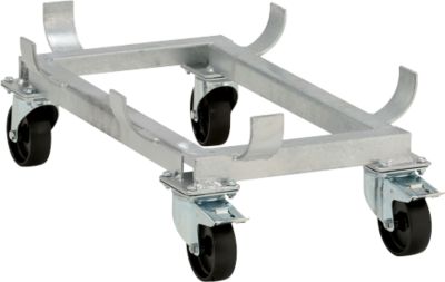 Lenkrollengestell für Standardbehälter, 200 l hoch