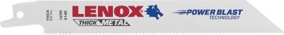 LENOX Säbelsägeblatt 614R, HSS-Bi-Metall, L 152 x B 19 mm, TPI 14, 5 Stück, T2 Technology