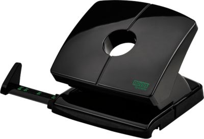 Locher NOVUS B 220 re+new, bis zu 20 Blatt, für A4/A5/A6/B5/B6/US/3x8/Folio, Anschlagschiene, Vollmetall & Recycling-Kunststoff
