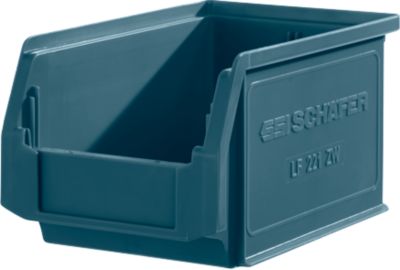 Magazijnbak LF 221 SSI Schäfer - polypropeen - L 234 x B 150 x H 122 mm - 2,7 l - petrol