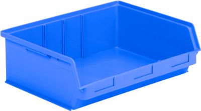 Magazijnbak LF 351 ZW SSI Schäfer - polypropeen - L 348 x B 470 x H 145 mm - 17 l - blauw