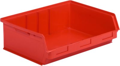 Magazijnbak LF 351 ZW SSI Schäfer - polypropeen - L 348 x B 470 x H 145 mm - 17 l - rood
