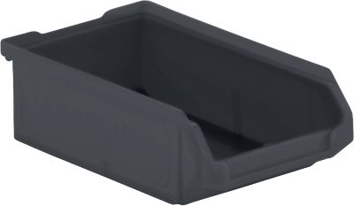 Magazijnbak serie ENTRY 210 SSI Schäfer - gerecycled kunststof - L 168 x B 103 x H 52 mm-  0,5l -  zwart