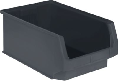 Magazijnbak serie ENTRY 532 SSI Schäfer - gerecycled kunststof - L 500 x B 300 x H 200 mm - 23,5 L - zwart
