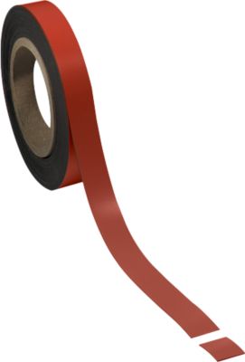 Magneetband, lichtrood, 20 x 10.000 mm