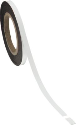 Magneetband, wit, 10 x 10.000 mm