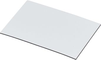 Magnet-Lagerschilder, weiss, 20 x 75 mm