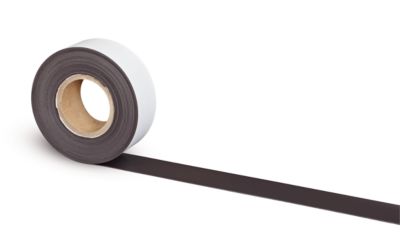 Magnetband Maul, selbstklebend, abschneidbar, 40 g/cm²,  L 10 m x B 60 mm, schwarz