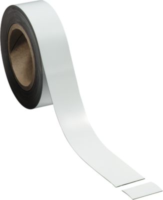 Magnetband, weiß, 40 x 10000 mm