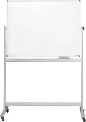 magnetoplan® Whiteboard, mobil, emailliert, H 900 x B 1200 mm