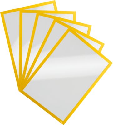 Magnetrahmen Duraframe Magnetic, A4, gelb, 5 Stück
