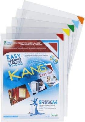 Magnetsichttafel Sichtmappe Tarifold Kang, DIN A4, 5 Stck.