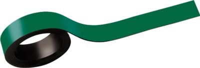 Magnetstreifen, beschriftbar, 2 Stück, L 1000 x B 15 mm, grün