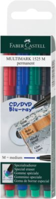 Marker Faber-Castell Multimark, 4er-Set, M, permanent