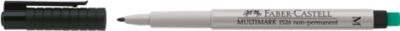 Marker Faber-Castell Multimark, inkl. Spezialradierer, schwarz, M, non-permanent