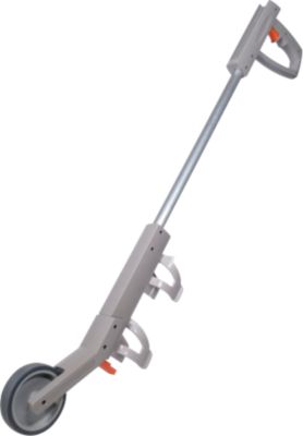 Markierstange Durable DURALINE® EasyTrack S, ergonomisch, für Dosen mit 750 ml, Strichbreite 60 mm, gummiertes Laufrad, L 200 x B 80 x H 1000 mm, grau