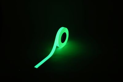 Markierungsband moedel, nach DIN 67510 / ISO 17398, Folie selbstklebend, langnachleuchtend, 25 mm x 25 m