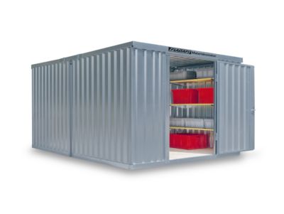 Materialcontainer Mod. 1340, verzinkt, zerlegt, ohne Boden