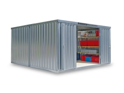 Materialcontainer Mod. 1440, verzinkt, zerlegt, ohne Boden