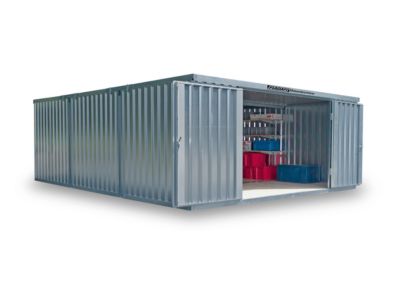 Materialcontainer Mod. 1560, verzinkt, zerlegt, ohne Boden
