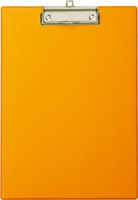 MAUL Klemmbrett mit Folienüberzug, DIN A4, mit Aufhängeöse, 319 x 229 x 13 mm, orange