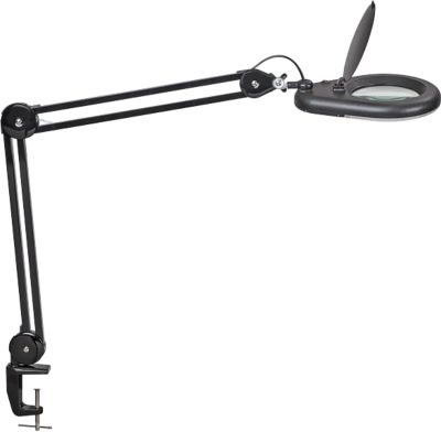 MAUL LED-Lupenleuchte Viso, Klemmfuß, schwarz