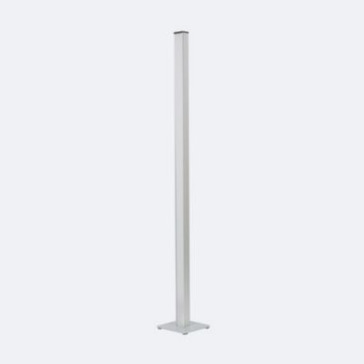 MAUL LED-Säulenleuchte MAULpino colour vario, 11 W, 1550 lm, 2700-6500 K, dimmbar, H 1130 mm, silber