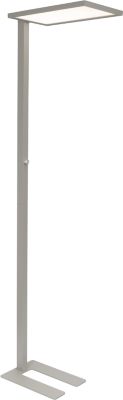 Maul LED Stehleuchte MAULcano, 52 W, 8700 lm, 4000 K, direkt/indirekt leuchtend, dimmbar, Aluminium, silber