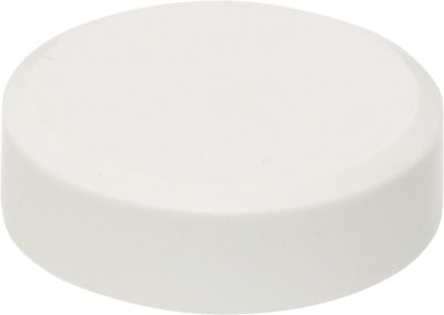 MAUL Magnet MAULpro Recycling, rund, mit Facetterand, Haftkraft bis 0,6 kg, Ø 29 mm, 85 % Recycling-Kunststoff lackiert, weiß, 20 Stück