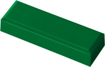MAUL Rechteckmagnete, 53 x 18 x 10 mm, 20 Stück, grün