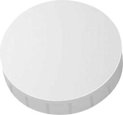 MAUL Solidmagnete, ø 32 x 9,6 mm, 10 Stück, weiß