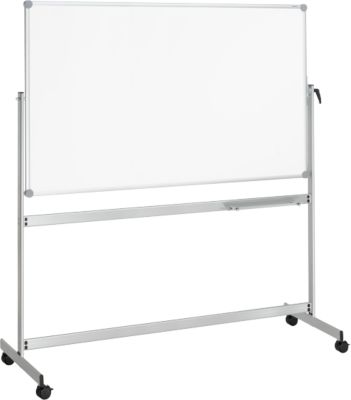 MAUL Wende-Whiteboard Revolve, mobil, beschichtet, 1000 x 1800 mm