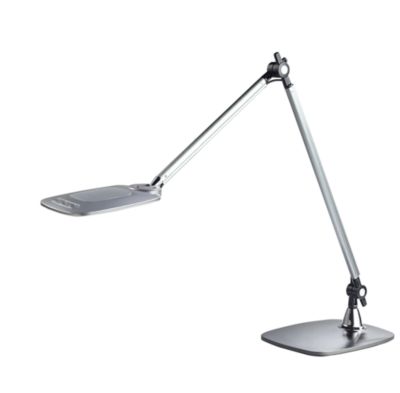 meet by Paperflow JIM LED-Tischleuchte silber/silber, 860 lm, 3-Farben-CCT, Sensor, Gelenkarm