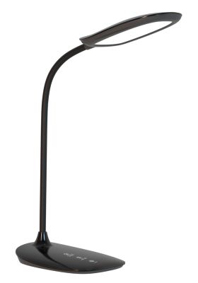 meet by Paperflow LEON LED-Tischleuchte schwarz, 420 lm (1 000 Lux), flexibler Arm, 3-Farben-CCT-Modus