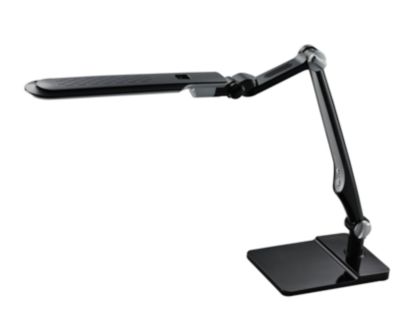 meet by Paperflow SANA LED-Tischleuchte schwarz, 550 lm, Gelenkarm, 3-Farben-CCT, ABS+Aluminium