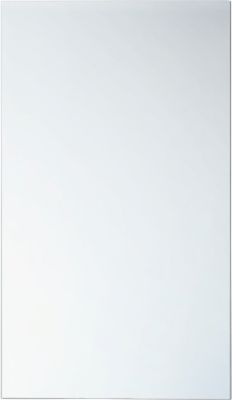 Metalen spiegel geschikt voor C+P Evolo lockers, B 200 x D 2 x H 115 mm