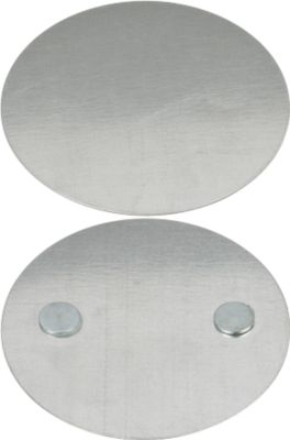 Montageplatte brennenstuhl® BR 1000, für Rauchwarnmelder, rund, magnetisch, selbstklebend, 2-teilig, Ø 70 mm, Metall