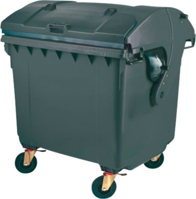 Müllcontainer MGB 1100 RD, Kunststoff, Runddeckel, 1100 l, anthrazit