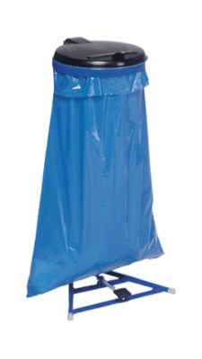 Müllsackständer mit Fußpedal, enzianblau
