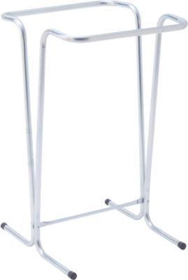 Müllsackträger Mottez, für Müllsäcke mit Volumen 100/110 l, stationär, B 450 x T 460 x H 750 mm, Stahlrohr verzinkt, verzinkt