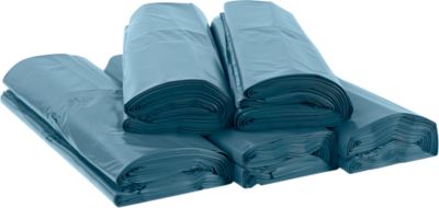 Müllsäcke Deiss Premium, für 240 l, durchstoss- & reissfest, Recycling-LDPE, 100 Stück, blau