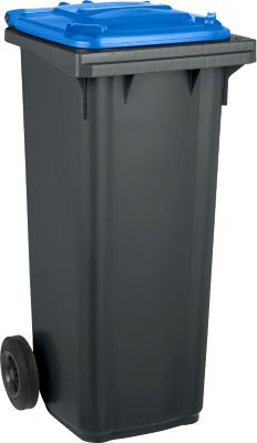 Mülltonne GMT, 140 l, fahrbar, schwarzblau
