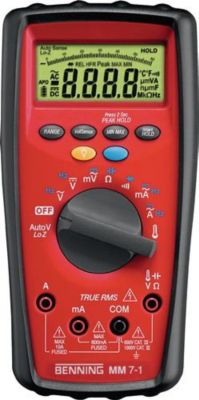 Multimeter MM 7-1 0,00001 V-1000 V AC/DC TRUE RMS BENNING