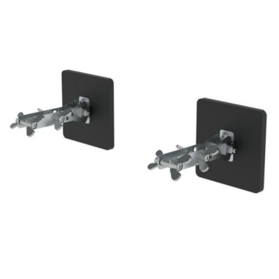 Munk Wandabstandshalter für Dämmfassaden, automatische Winkelanpassung, werkzeuglose Montage, 150 x 150 mm, 2 Stück