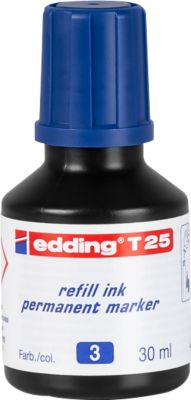 Nachfüll-Tusche edding T25 (Tropfdosierer), blau
