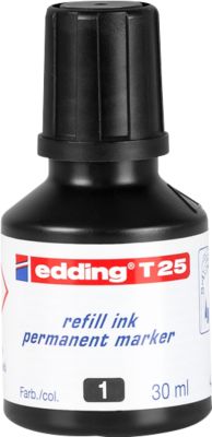 Nachfüll-Tusche edding T25 (Tropfdosierer), schwarz
