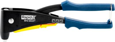 Nietzange Rapid RP40 MULTI™, für Nieten mit 3,2/4,0/4,8 mm, inkl. Messwerkzeug, 3 Bohrer, 150 Nieten