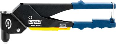 Nietzange Rapid RP60 Multi™, 360°-Kopf, für Nieten mit 3,2/4,0/4,8 mm, inkl. Messwerkzeug, 3 Bohrer, 150 Nieten