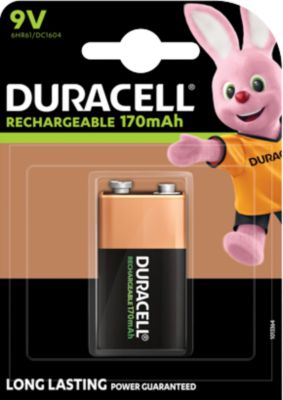 NiMH Akku Duracell E-Block HR22, wiederaufladbar, 9 V, 1 Stück